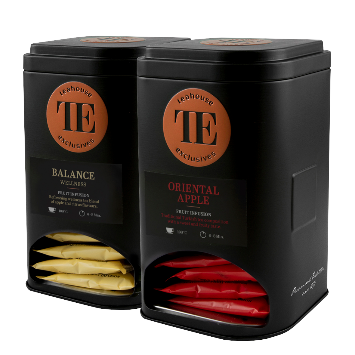 Tea Tin for Gourmet and Luxury Tea Bag Teahouse Exclusives (EN)